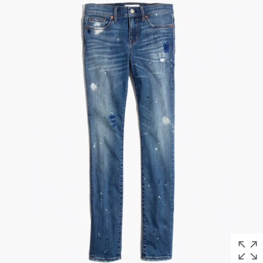 Madewell: Skinny Skinny Jeans Painter Edition